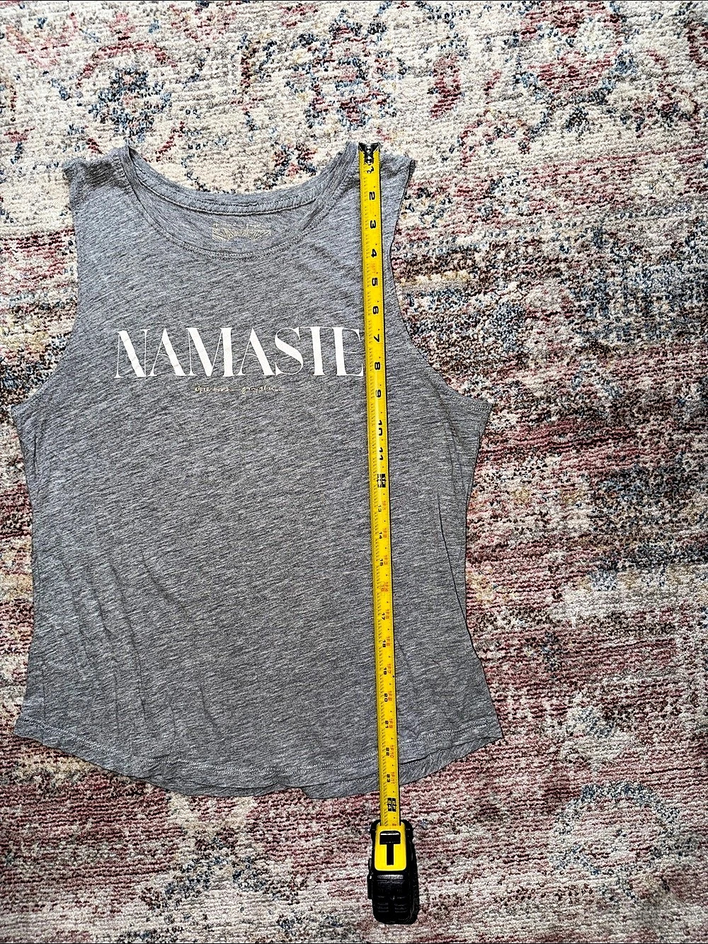 Spiritual Gangster Namaste Gray Muscle Tank Size Small - Picture 5 of 7